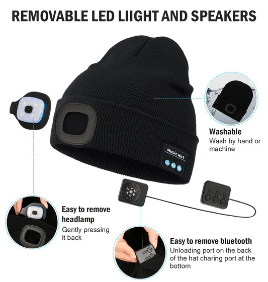 🎅Early Christmas Sale 50% Off🔥-3-in-1 Function Bluetooth Beanie