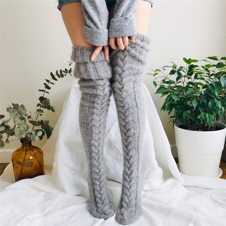 🔥Warm Over Knee Extra Long Knitted Socks