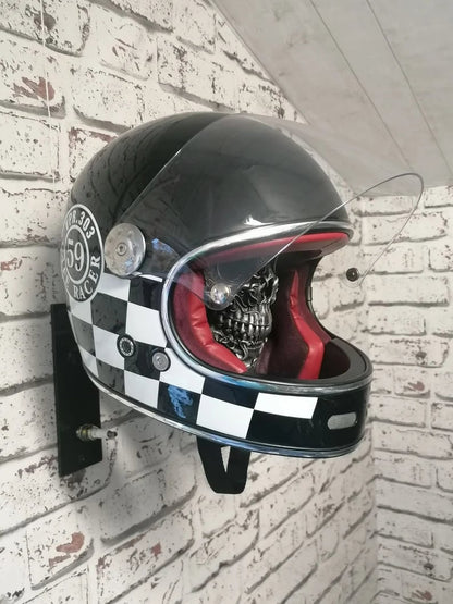 💀LAST DAY 50% OFF - 🏴‍☠️Motorcycle Helmet and Jacket Skull Holder