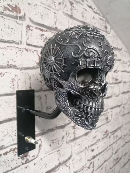 💀LAST DAY 50% OFF - 🏴‍☠️Motorcycle Helmet and Jacket Skull Holder