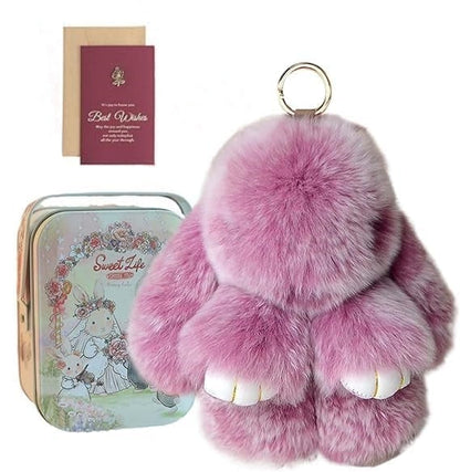 🔥Hot Sale 49% Off🔥-Handmade Soft Charms Bunny Keychain🐰