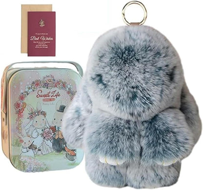 🔥Hot Sale 49% Off🔥-Handmade Soft Charms Bunny Keychain🐰