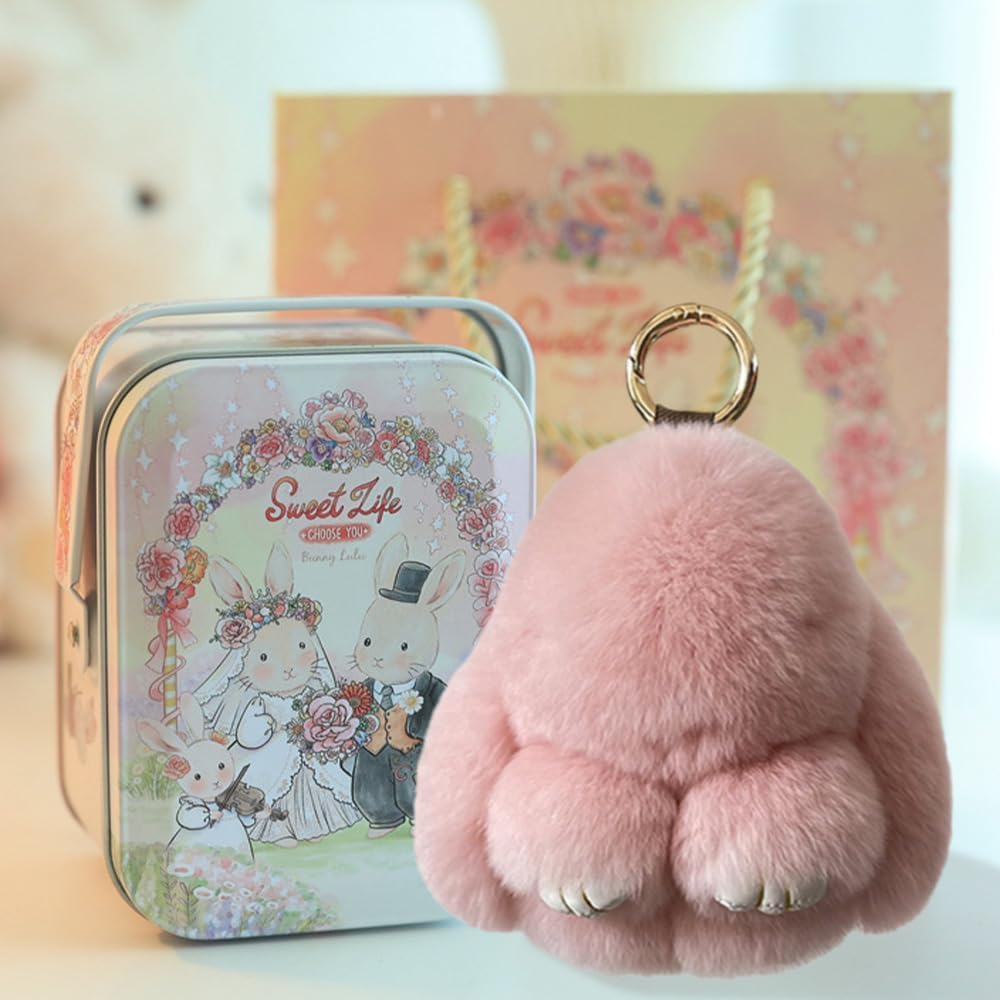 🔥Hot Sale 49% Off🔥-Handmade Soft Charms Bunny Keychain🐰