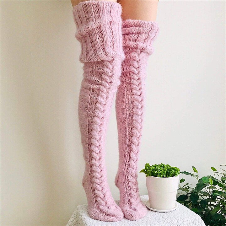 🔥Warm Over Knee Extra Long Knitted Socks