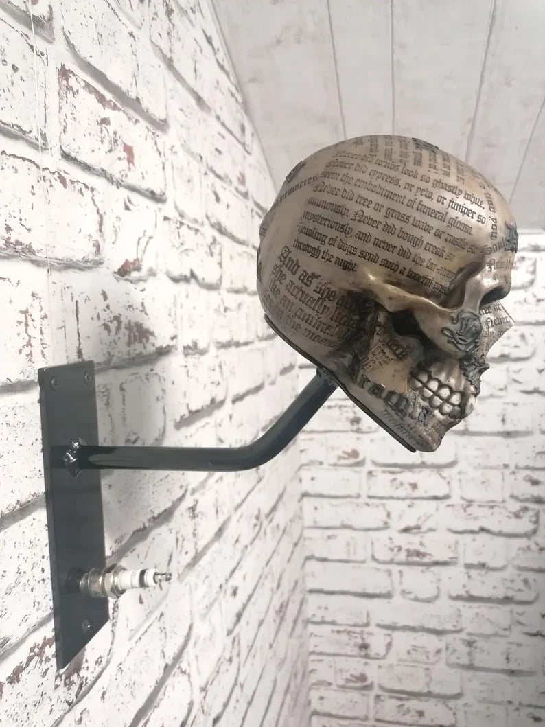 💀LAST DAY 50% OFF - 🏴‍☠️Motorcycle Helmet and Jacket Skull Holder