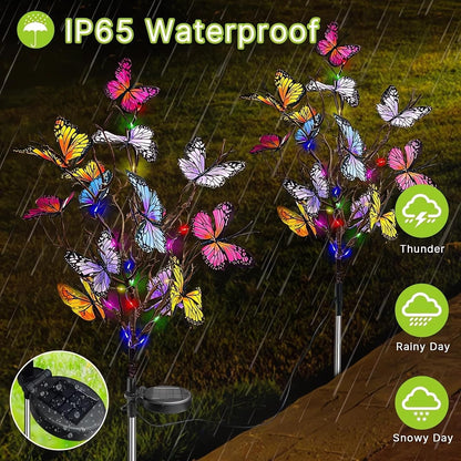 🔥Hot Sale 49% OFF🦋💐Solar Butterfly Lights Outdoor