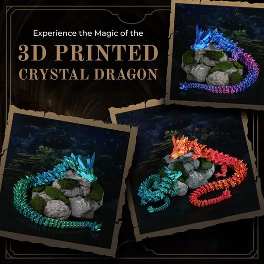 🔥LAST DAY SALE 49% OFF-🐉3D-Printed Articulated Crystal Dragon