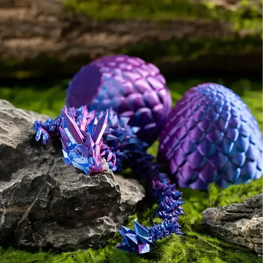 🔥LAST DAY SALE 49% OFF-🐉3D-Printed Articulated Crystal Dragon