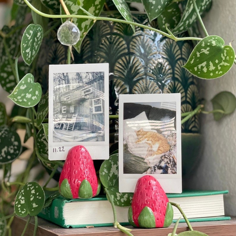 💥Last Day Promotion 50% OFF🔥-Handmade Clay Photo Holders🍄