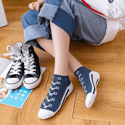 🤩Funny Illusion Canvas Print Socks🧦